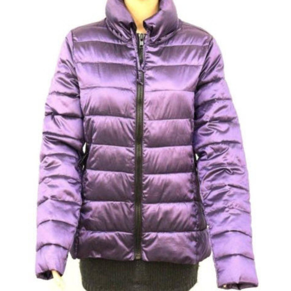 A.N.A. Jackets & Blazers - A.N.A. Purple Zip Front Packable Jacket - NWOT